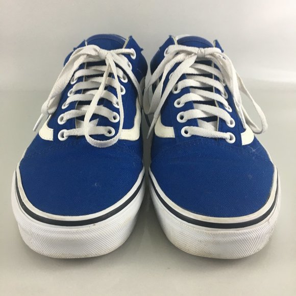 vans old skool white true blue